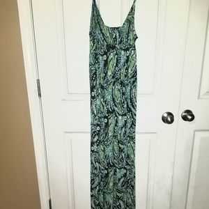 Spaghetti strap maxi dress